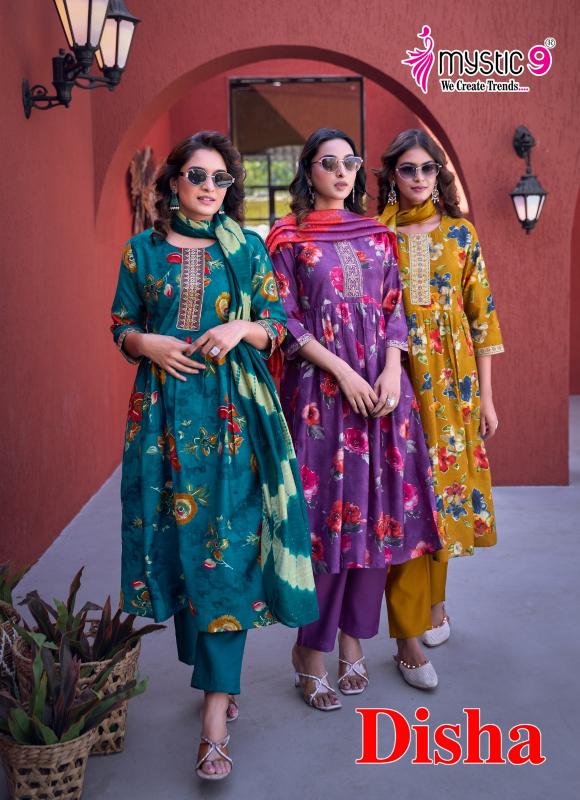 Mystic 9 Disha vol 3 catalog Umbrella cut kurtis