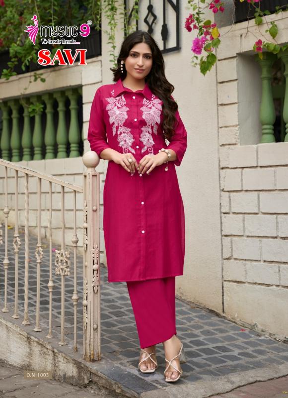 Mystic 9 Savi Vol 1 catalog co ord set wholesaler