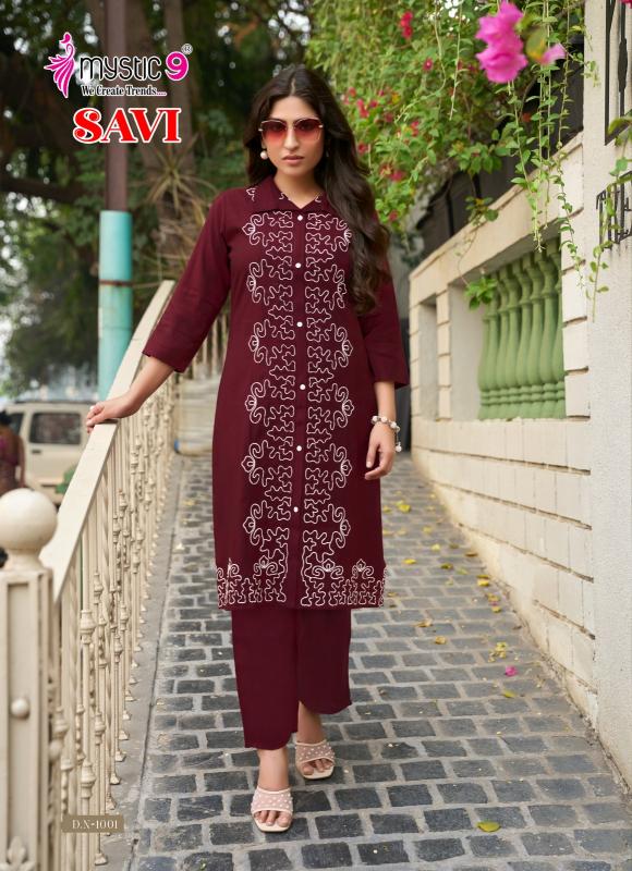 Mystic 9 Savi Vol 1 catalog co ord set wholesaler