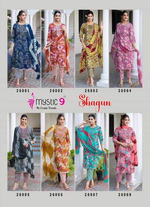 Mystic 9 Shagun Vol 26 catalog wholesale ladies kurtis