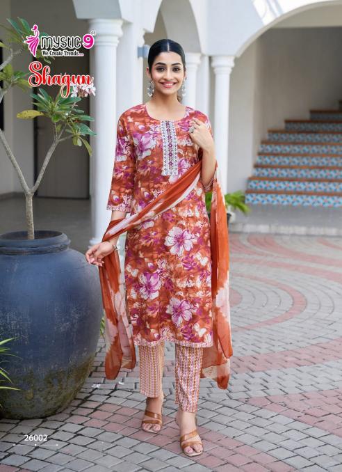 Mystic 9 Shagun Vol 26 catalog wholesale ladies kurtis