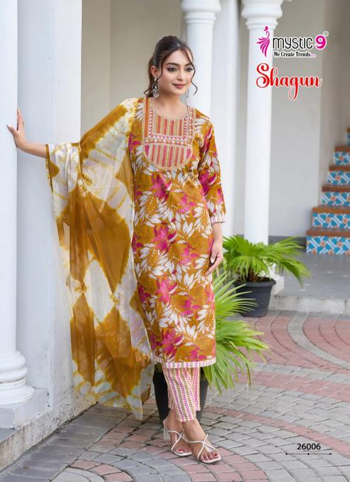 Mystic 9 Shagun Vol 26 catalog wholesale ladies kurtis