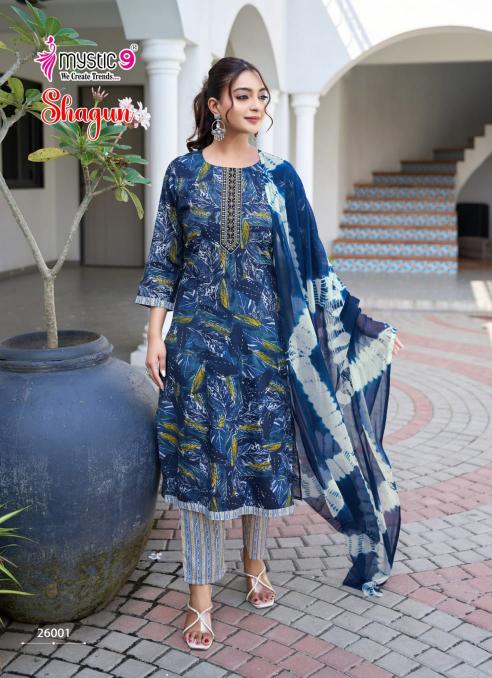 Mystic 9 Shagun Vol 26 catalog wholesale ladies kurtis