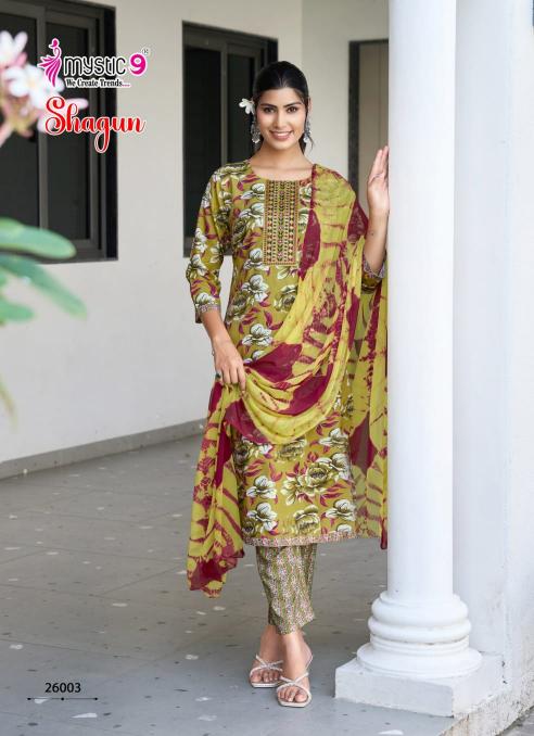 Mystic 9 Shagun Vol 26 catalog wholesale ladies kurtis