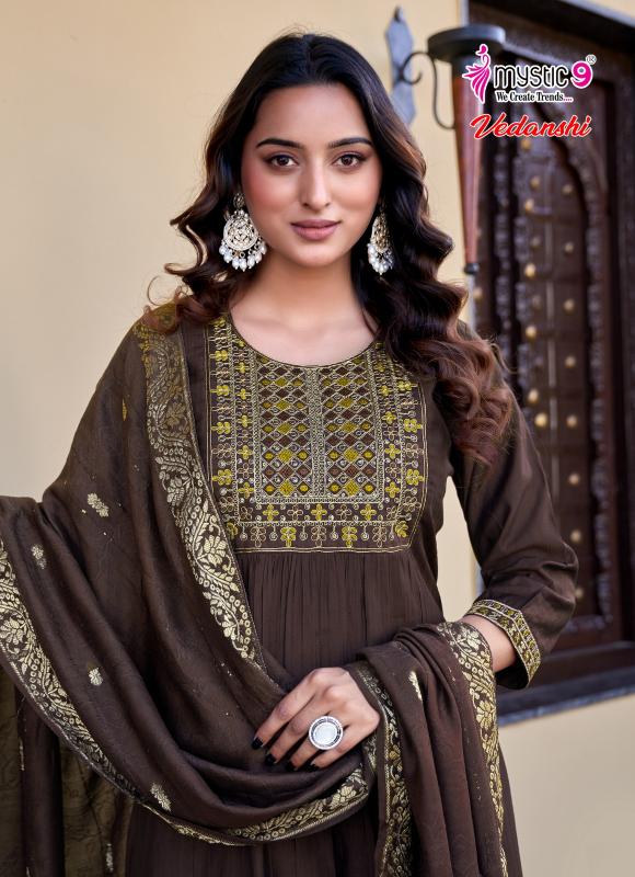 Mystic 9 Vedanshi Vol 1 catalog wholesale w kurtis price