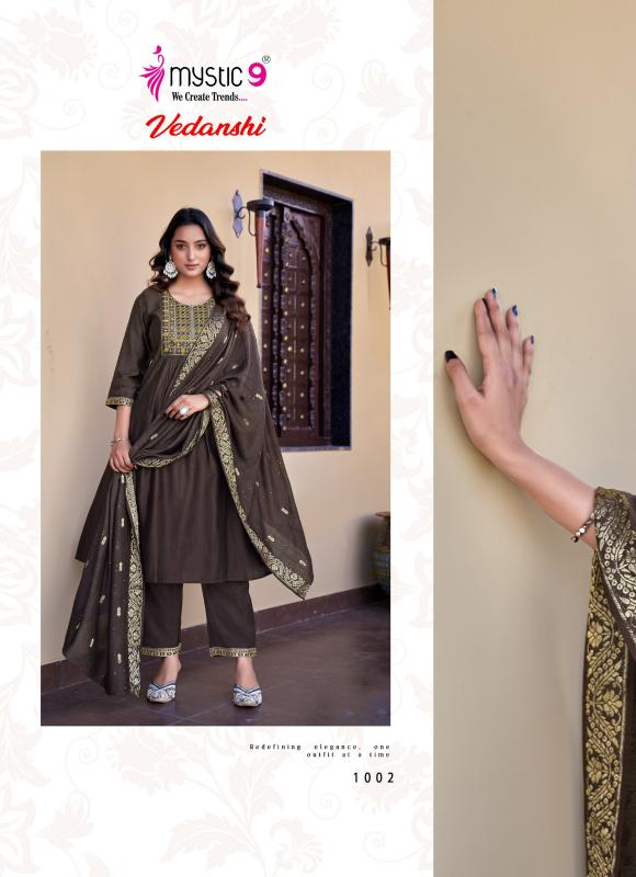 Mystic 9 Vedanshi Vol 1 catalog wholesale w kurtis price