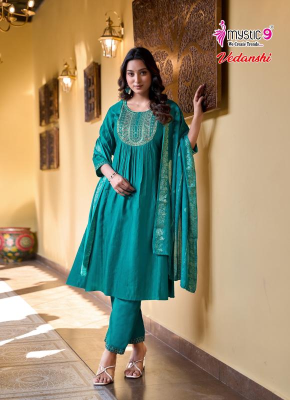 Mystic 9 Vedanshi Vol 1 catalog wholesale w kurtis price