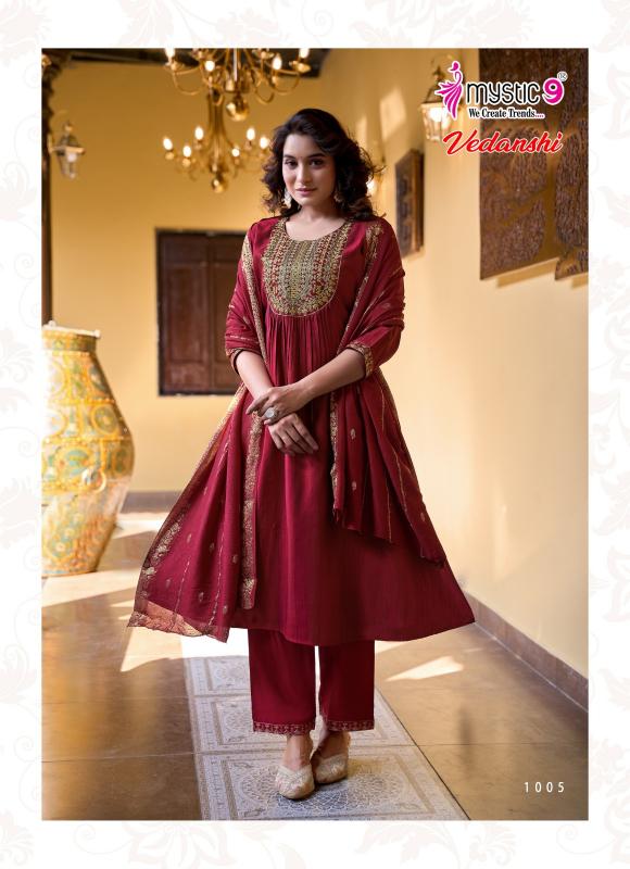 Mystic 9 Vedanshi Vol 1 catalog wholesale w kurtis price