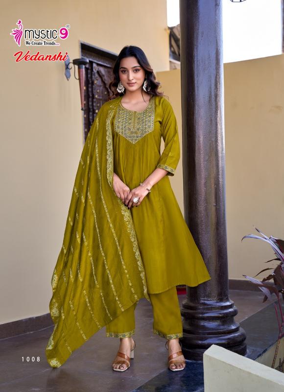 Mystic 9 Vedanshi Vol 1 catalog wholesale w kurtis price