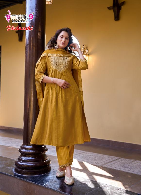 Mystic 9 Vedanshi Vol 1 catalog wholesale w kurtis price