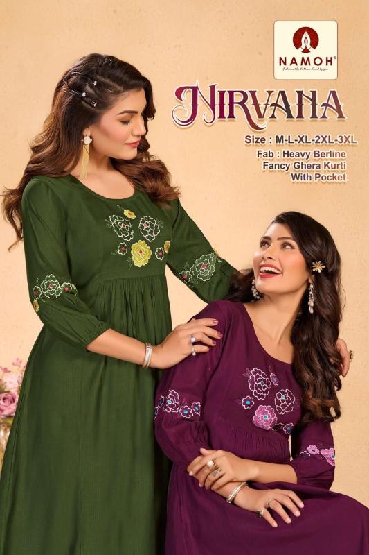 Namoh Nirvana catalog Kurti Wholesale catalog