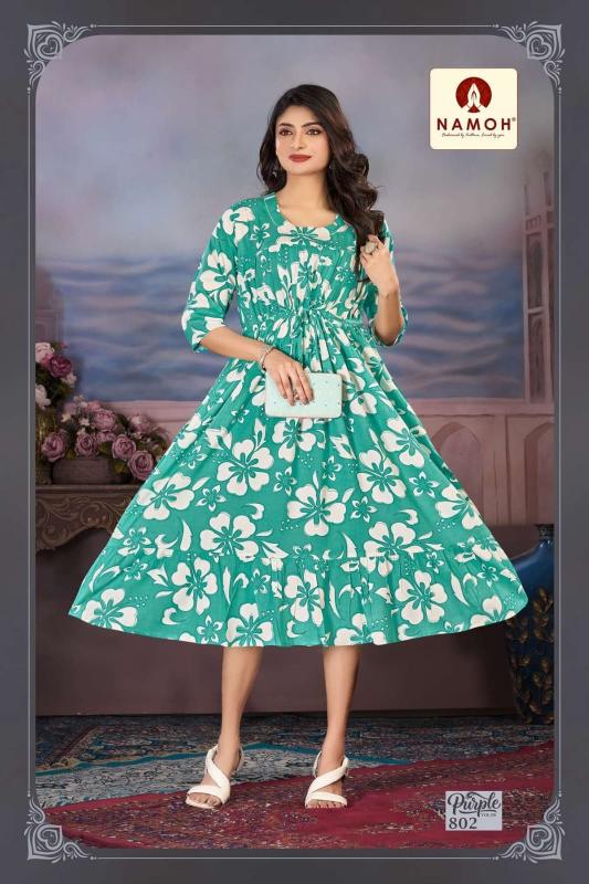 Namoh Purple catalog Kurti Wholesale catalog