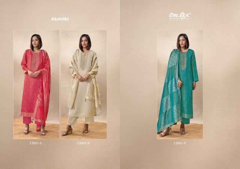 Omtex Akshithi catalog silk salwar kameez