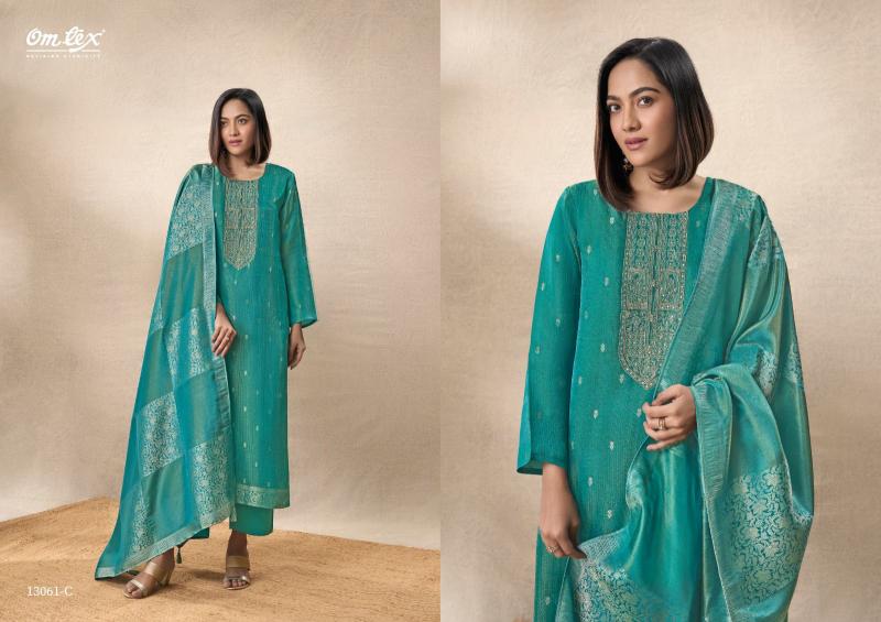 Omtex Akshithi catalog silk salwar kameez
