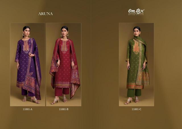 Omtex Aruna catalog unstitched salwar kameez wholesalers kolkata