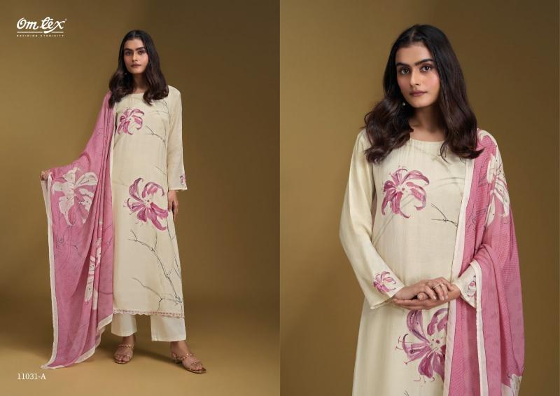 Omtex Nalini catalog salwar kameez fabric wholesale