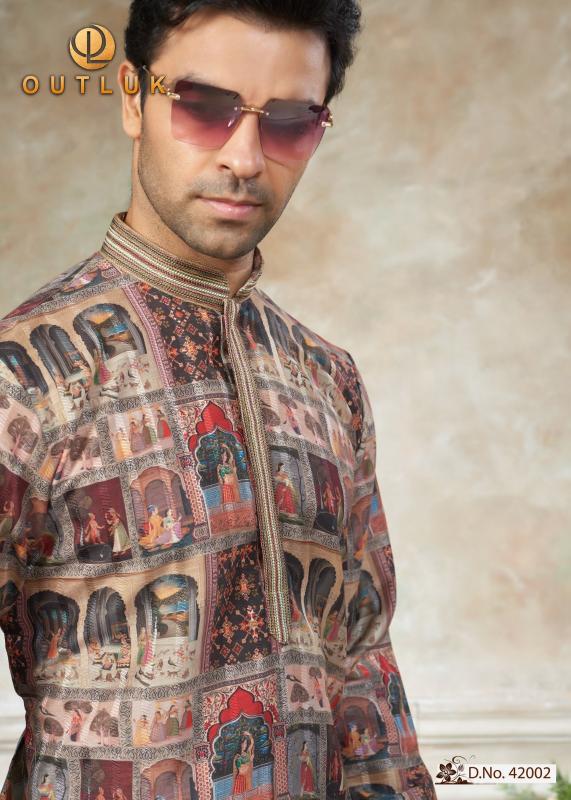 Outluk Wedding Vol 42 catalog wholesale men kurtis buy online