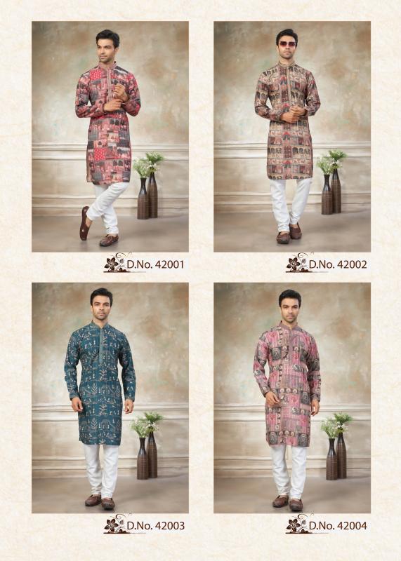 Outluk Wedding Vol 42 catalog wholesale men kurtis buy online