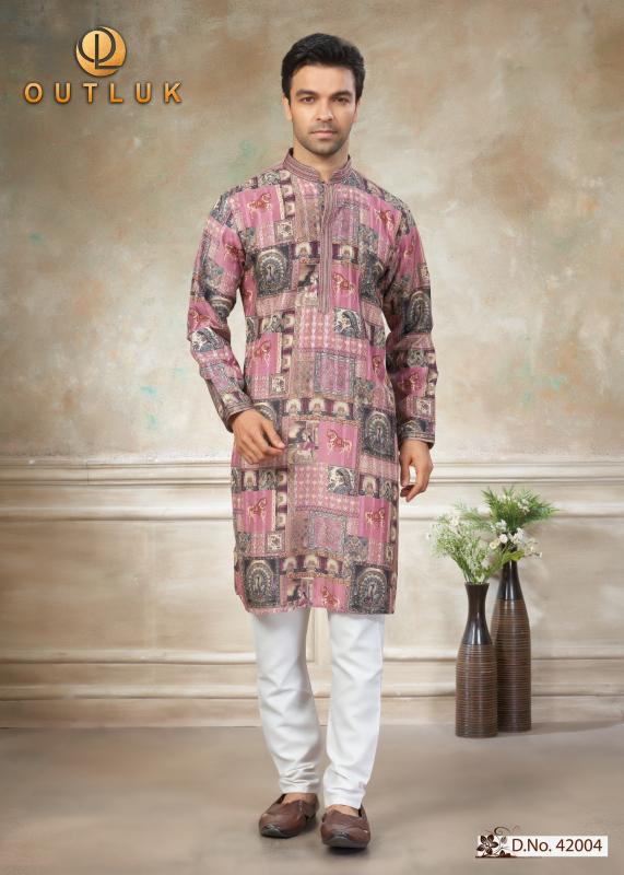Outluk Wedding Vol 42 catalog wholesale men kurtis buy online
