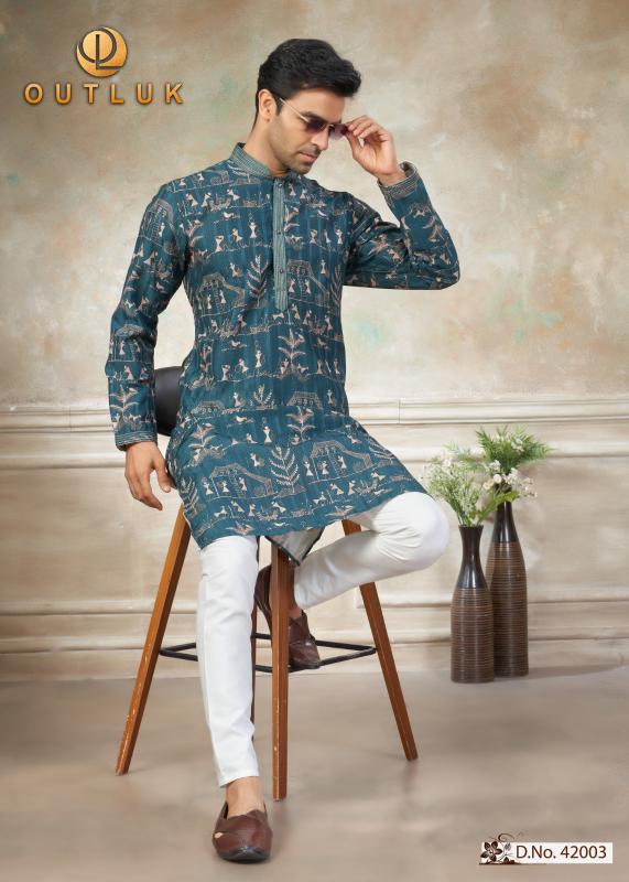 Outluk Wedding Vol 42 catalog wholesale men kurtis buy online