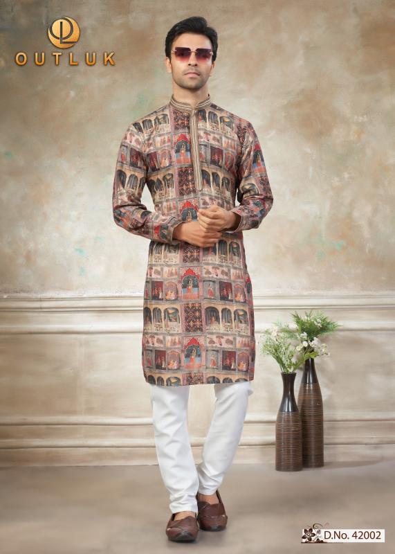 Outluk Wedding Vol 42 catalog wholesale men kurtis buy online