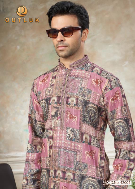 Outluk Wedding Vol 42 catalog wholesale men kurtis buy online