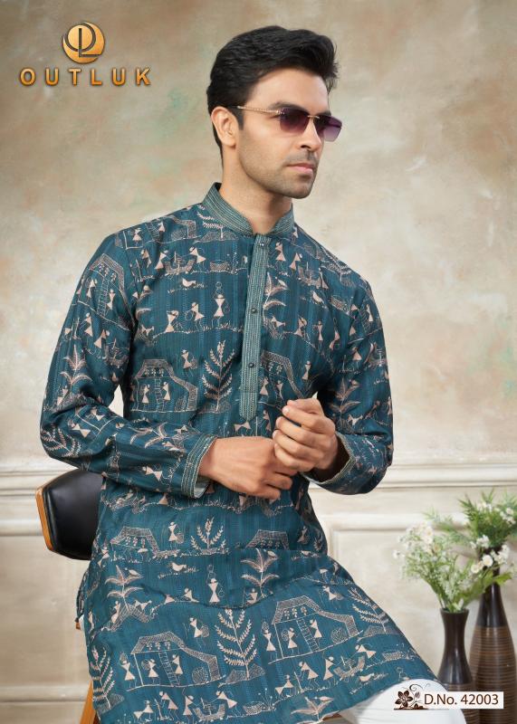 Outluk Wedding Vol 42 catalog wholesale men kurtis buy online