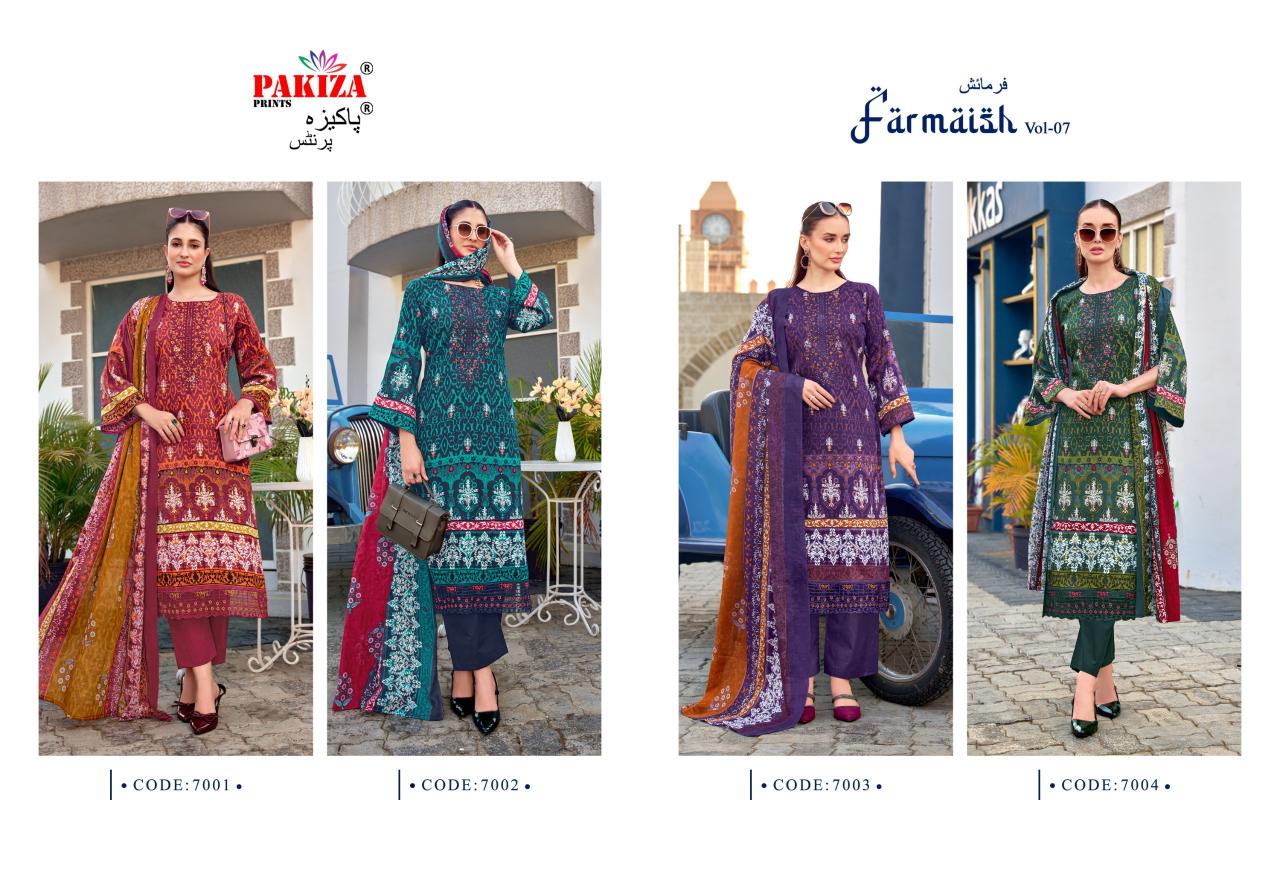 Pakiza Farmaish Vol 7 catalog pakistani wholesale suits delhi
