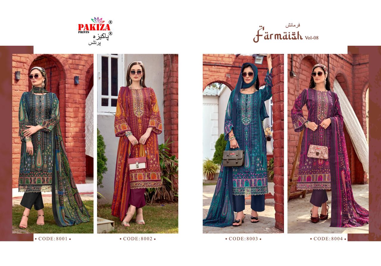 Pakiza Farmaish Vol 8 catalog pakistani wholesale suits delhi wholesale