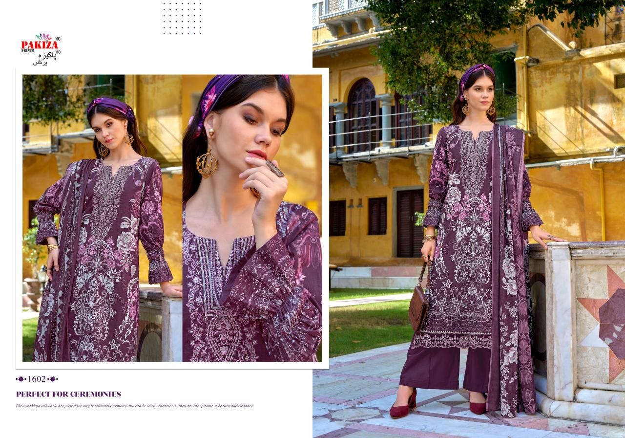 Pakiza Naksh Vol 16 catalog buy pakistani suits wholesale