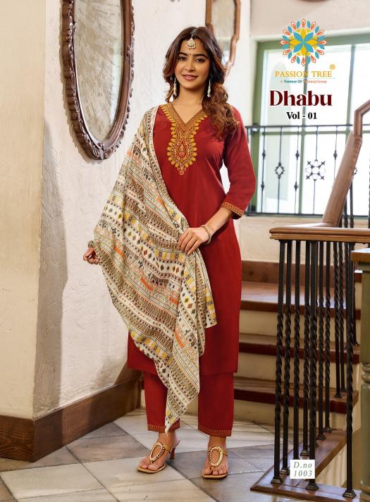 Passion Tree Dhabu Vol 1 catalog kurti desginer