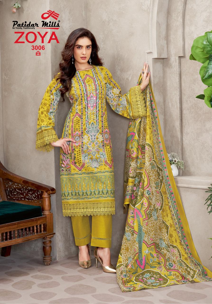 Patidar Zoya Vol-03 – Karachi Dress Material - Wholesale Catalog