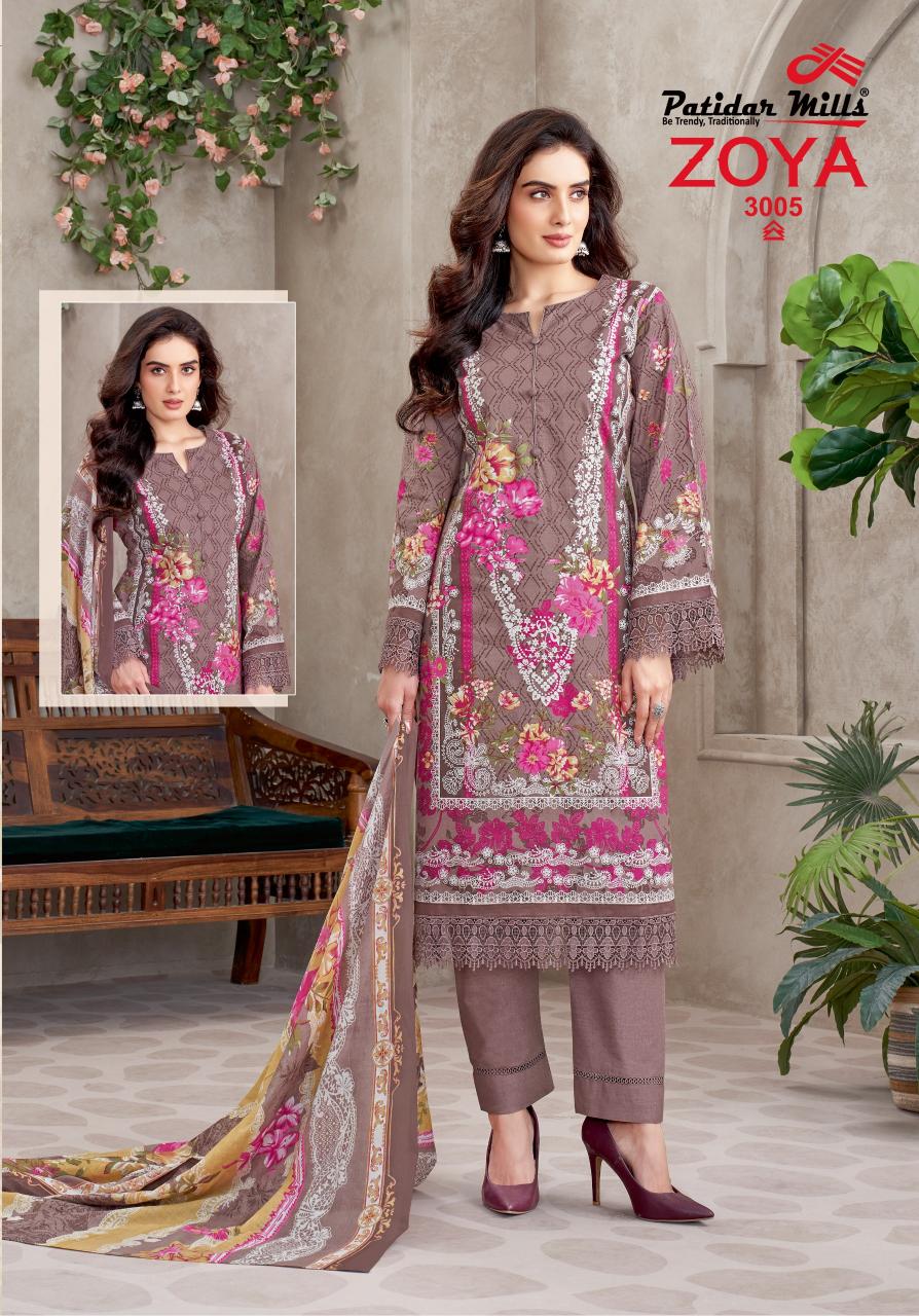 Patidar Zoya Vol-03 – Karachi Dress Material - Wholesale Catalog