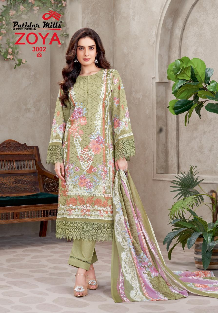 Patidar Zoya Vol-03 – Karachi Dress Material - Wholesale Catalog
