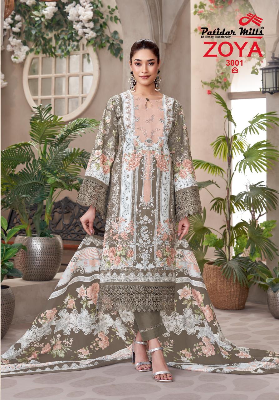 Patidar Zoya Vol-03 – Karachi Dress Material - Wholesale Catalog