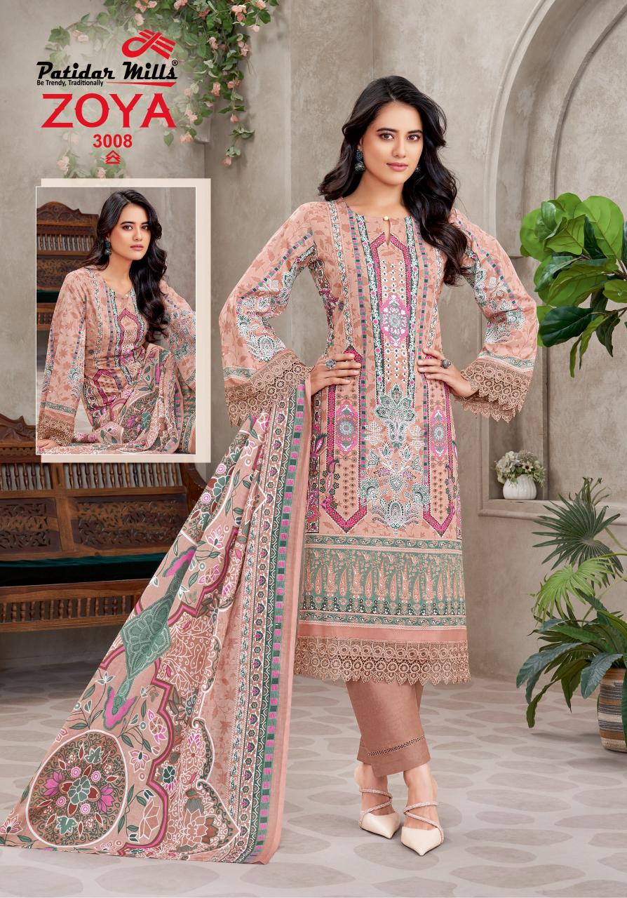 Patidar Zoya Vol-03 – Karachi Dress Material - Wholesale Catalog