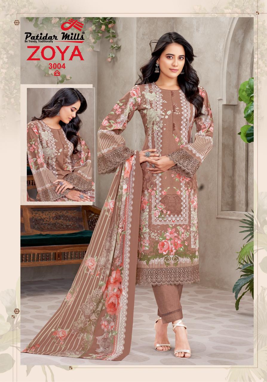 Patidar Zoya Vol-03 – Karachi Dress Material - Wholesale Catalog