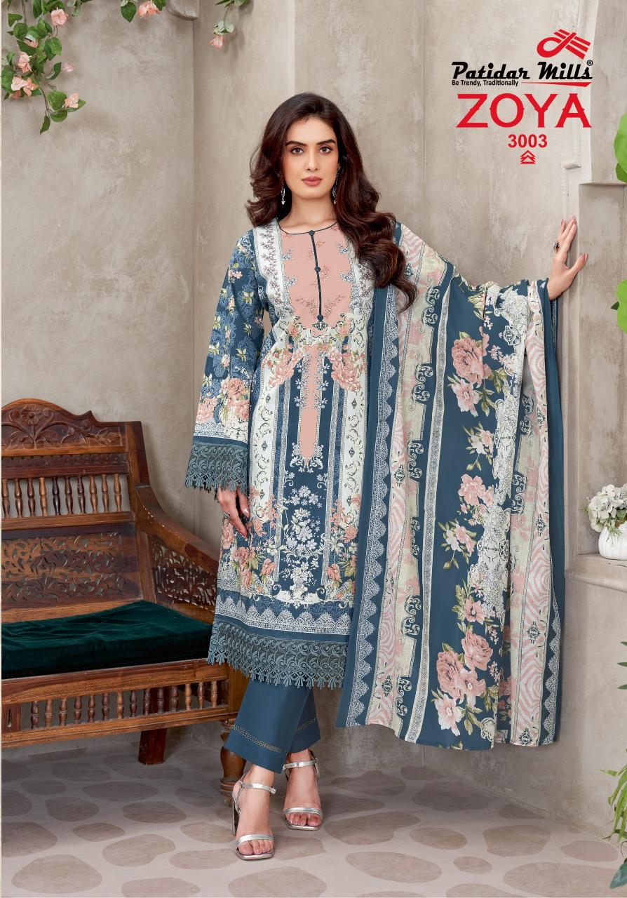 Patidar Zoya Vol-03 – Karachi Dress Material - Wholesale Catalog