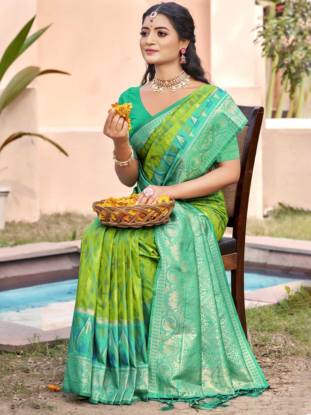 POORVIKA SILK VOL 7 by Astita fancy designer Pochampalli Soft Silk fabric saree wholesale with Fancy latkan