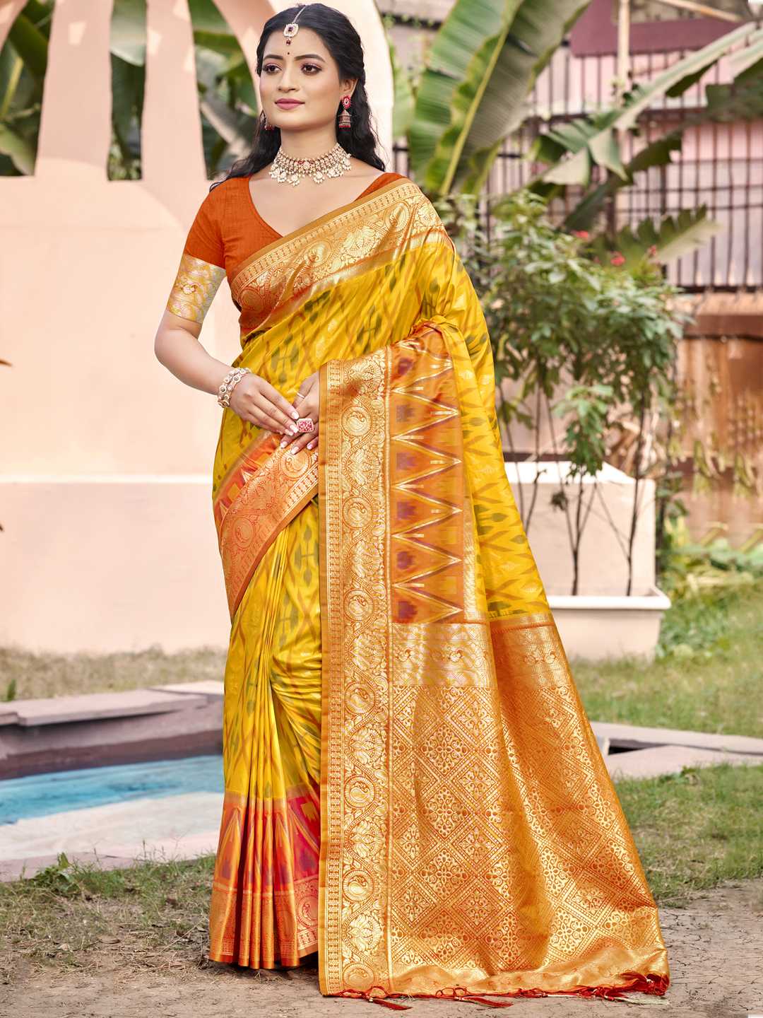 POORVIKA SILK VOL 7 by Astita fancy designer Pochampalli Soft Silk fabric saree wholesale with Fancy latkan