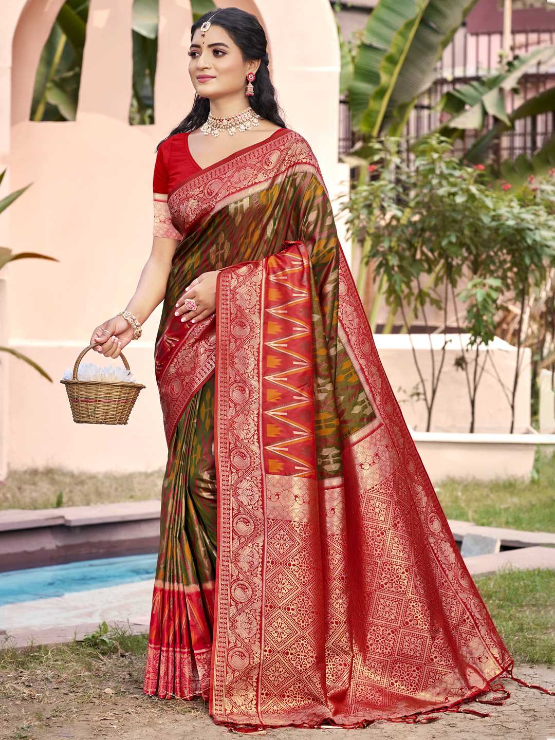 POORVIKA SILK VOL 7 by Astita fancy designer Pochampalli Soft Silk fabric saree wholesale with Fancy latkan