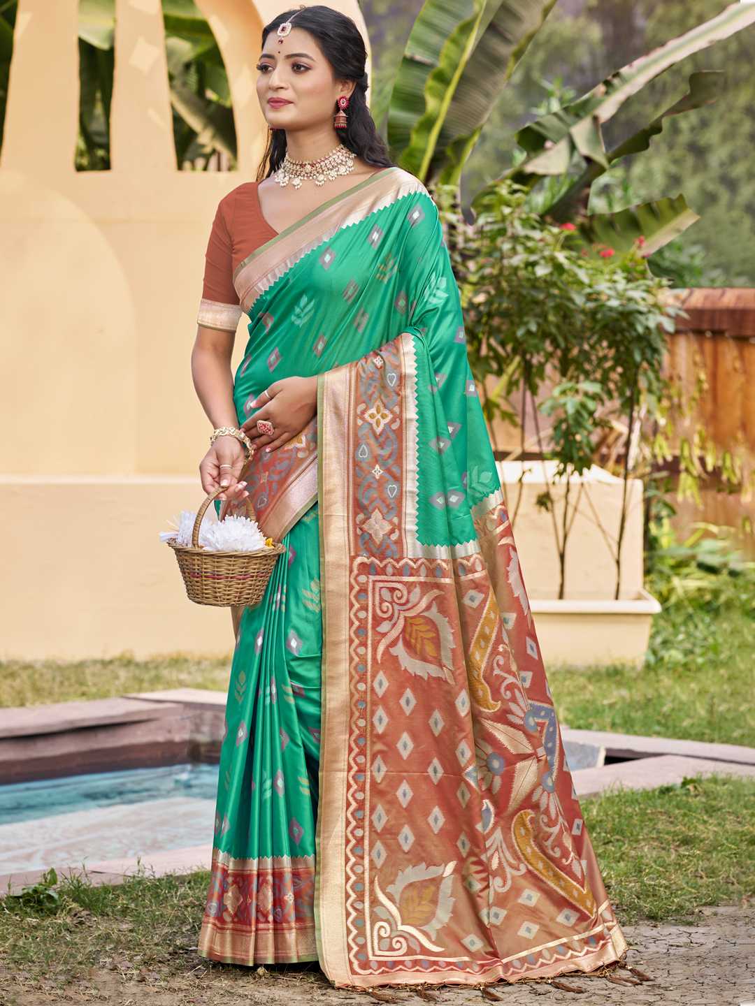POORVIKA SILK VOL 8 by Astita fancy designer Pochampalli Soft Silk fabric saree wholesale with Fancy latkan