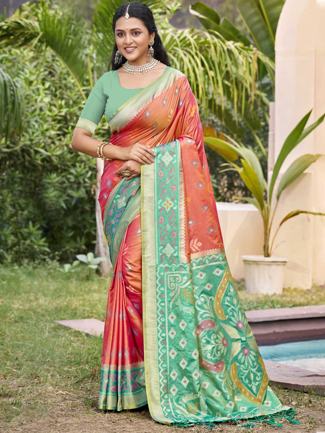 POORVIKA SILK VOL 8 by Astita fancy designer Pochampalli Soft Silk fabric saree wholesale with Fancy latkan