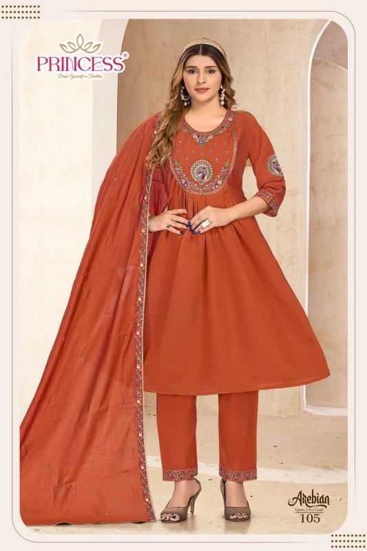 Princess New Arebian catalog roman fabric kurtis