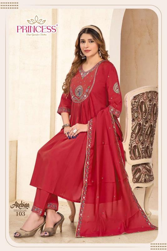 Princess New Arebian catalog roman fabric kurtis