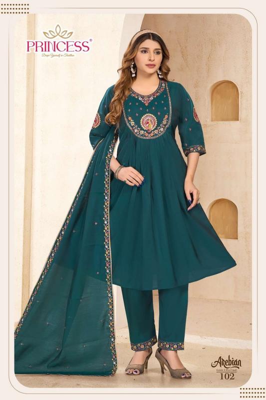 Princess New Arebian catalog roman fabric kurtis