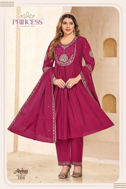 Princess New Arebian catalog roman fabric kurtis