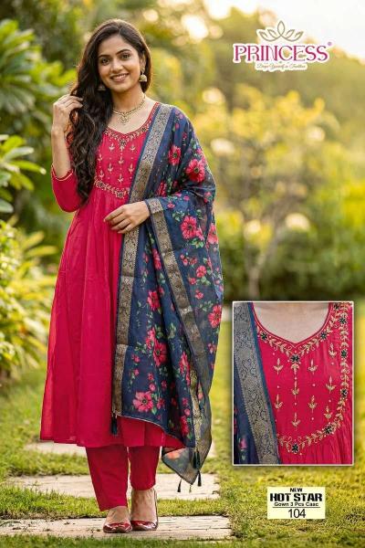 Princess New hot star catalog mal chanderi kurtis 