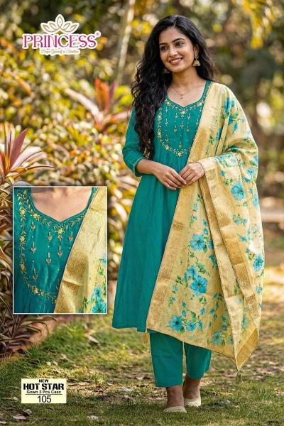 Princess New hot star catalog mal chanderi kurtis 