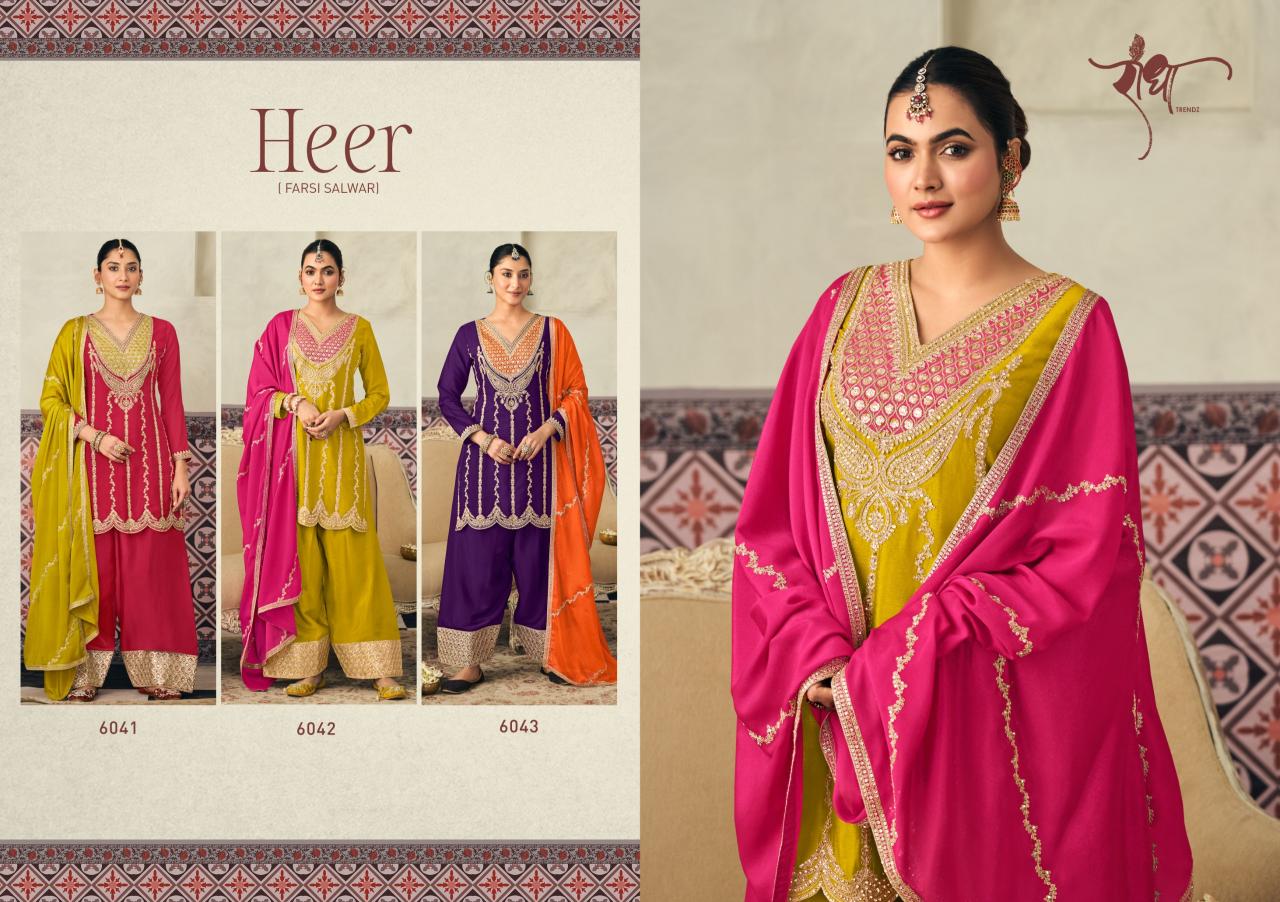 Radha Trendz Heer catalog Work Designer Salwar Kameez